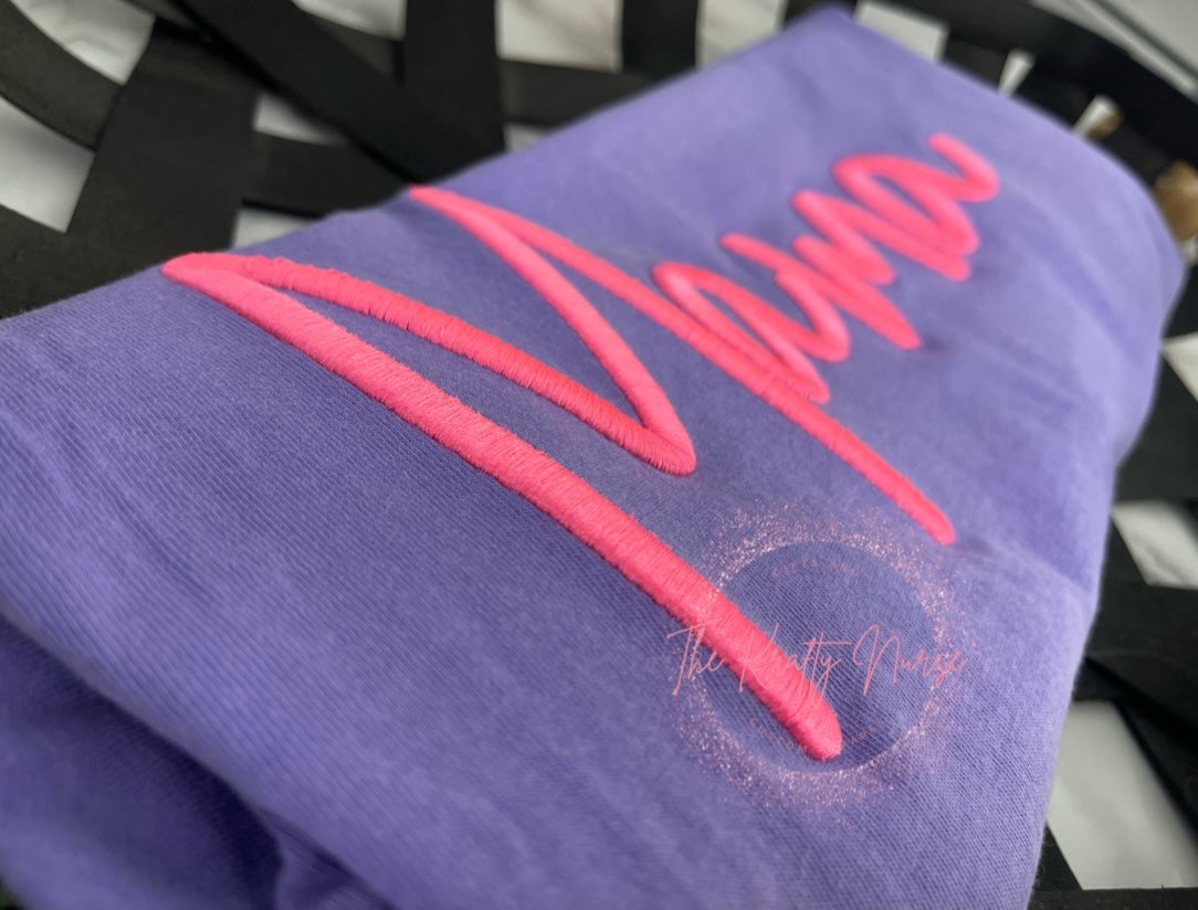 3D EMBROIDERED MAMA
