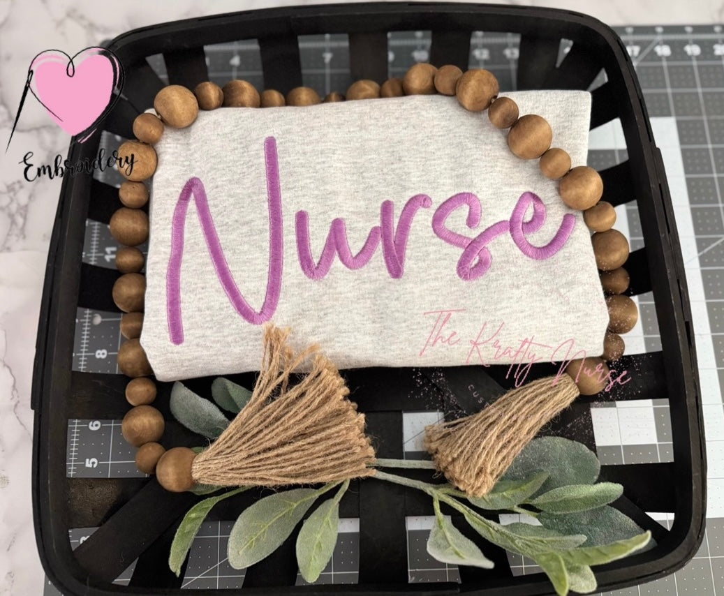 EMBROIDERED NURSE