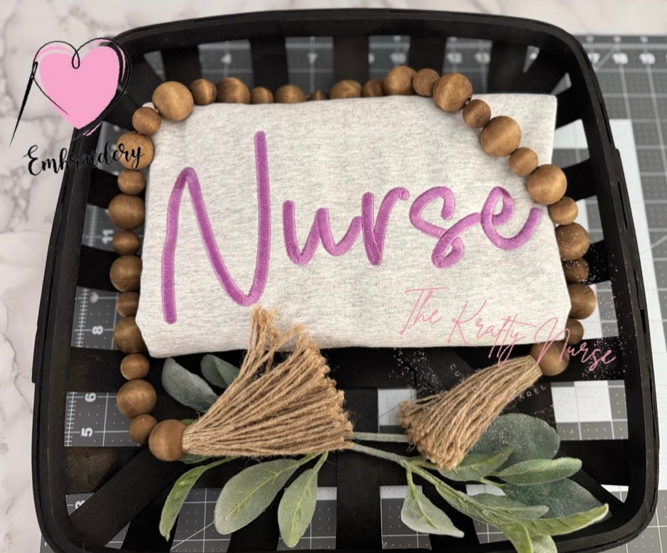 EMBROIDERED NURSE