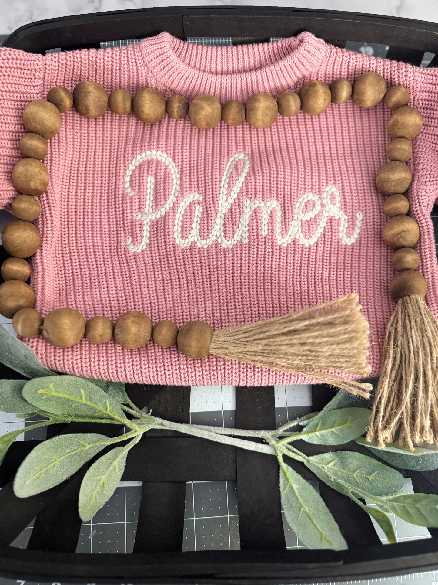 Personalized Baby Chunky Knit Sweaters