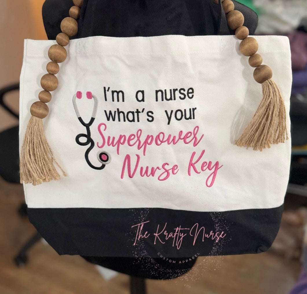 EMBROIDERED TOTE BAGS