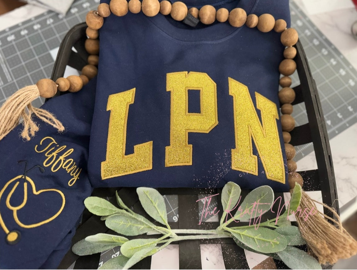 LPN ARCHED APPLIQUE