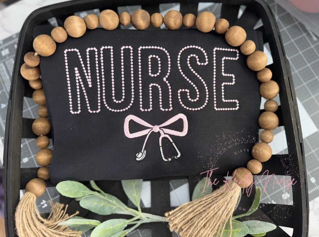 NURSE STETHOSCOPE BOW