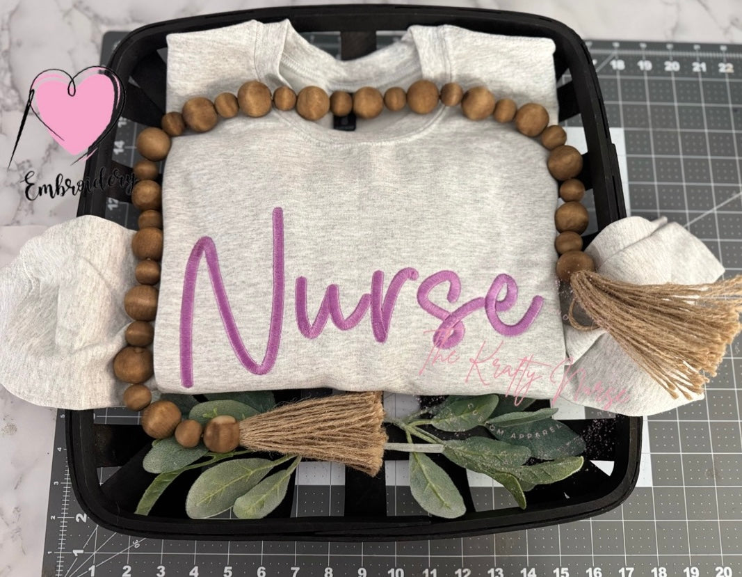 EMBROIDERED NURSE
