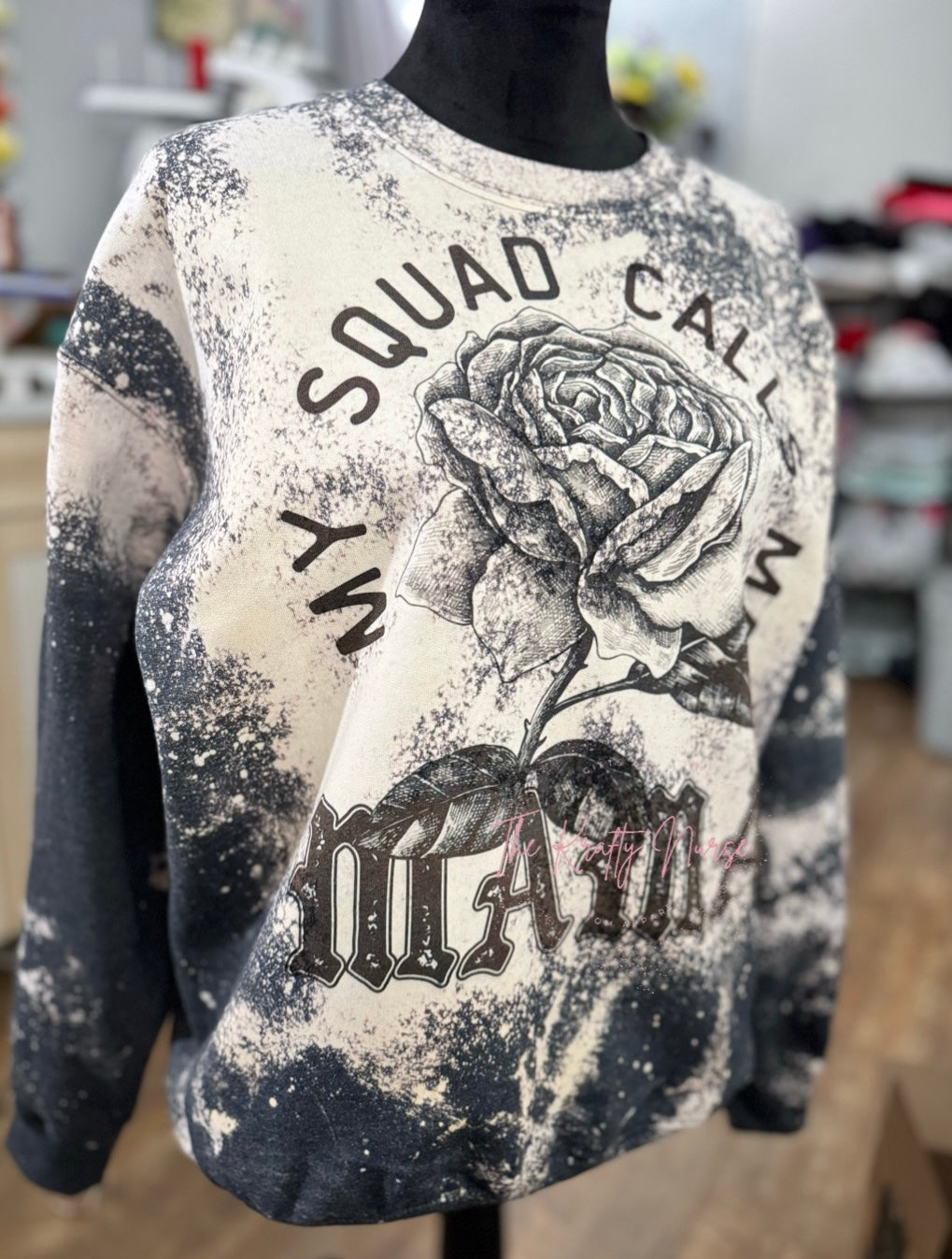 MY SQUAD CALLS ME MAMA CREWNECK SWEATSHIRT