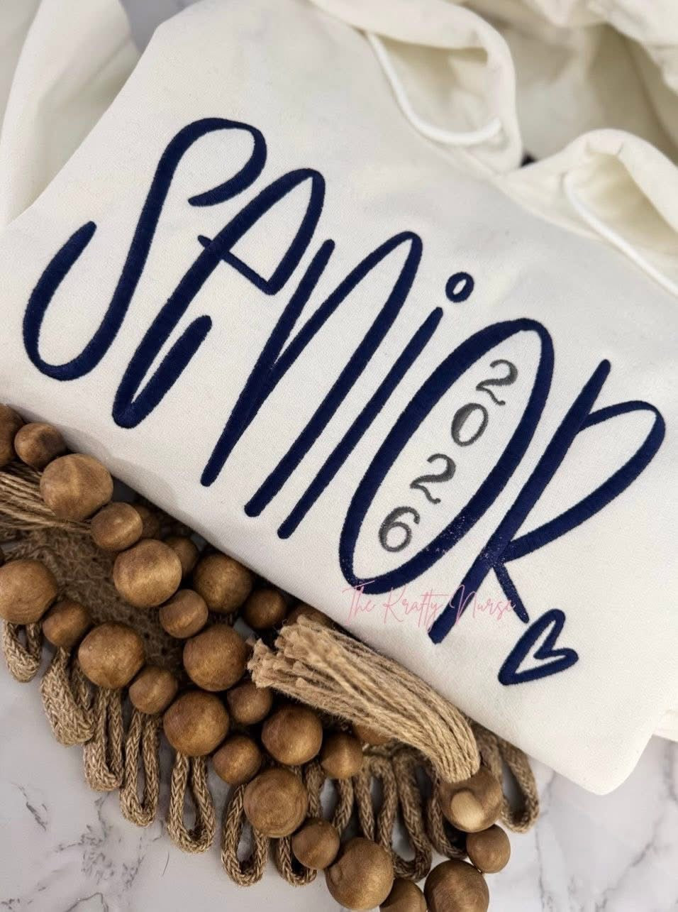 Embroidered SENIOR 2026 HOODIE