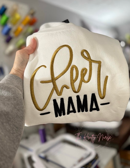 EMBROIDERED CHEER MAMA SWEATSHIRT