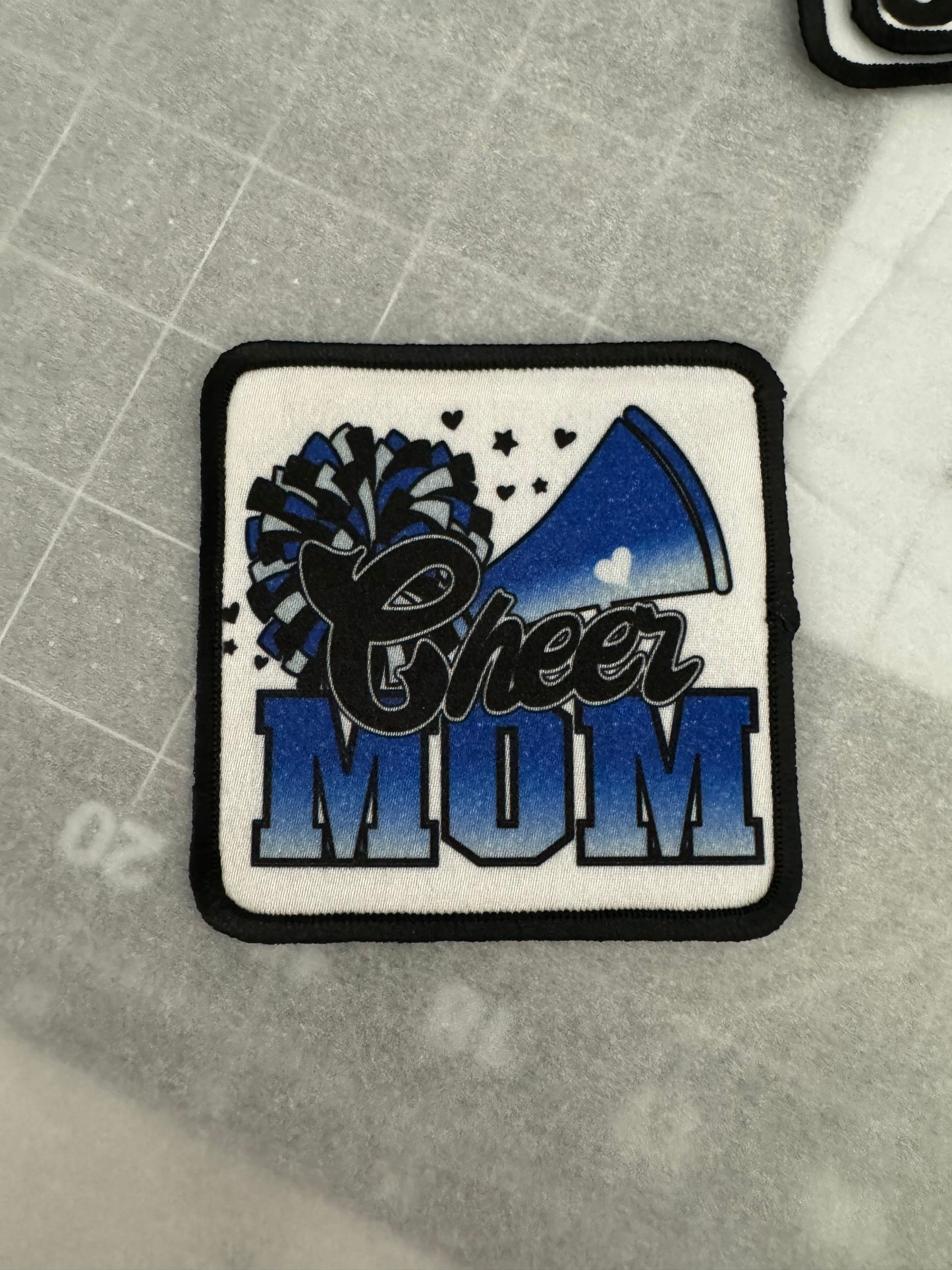 CHEER MOM BLUE