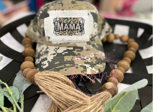 CAMO MAMA LEOPARD TRUCKER HAT