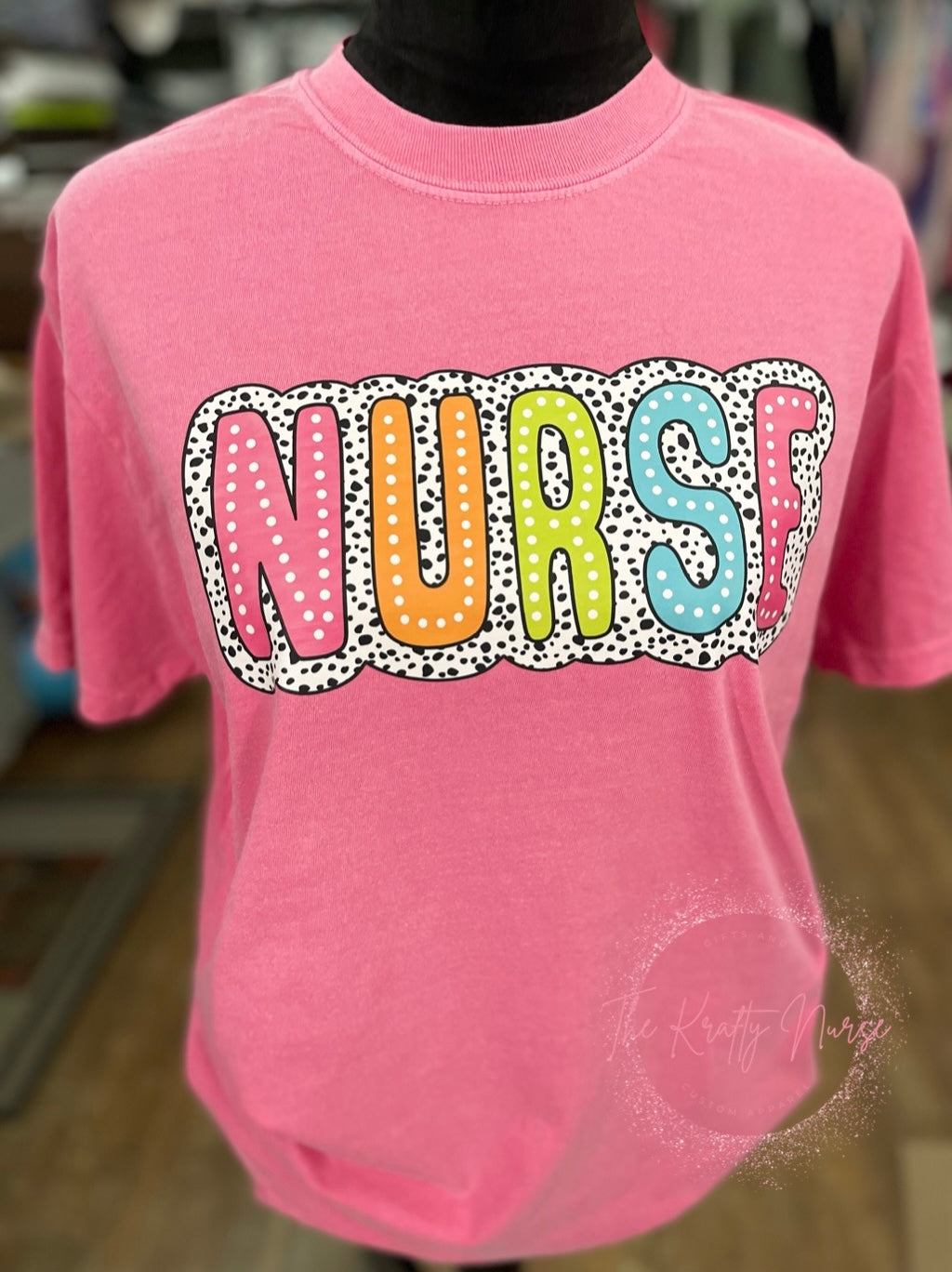 NURSE DALMATIAN PRINT