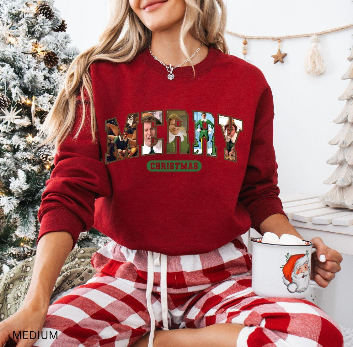 MERRY ICONIC CHRISTMAS MOVIES CREWNECK SWEATSHIRT