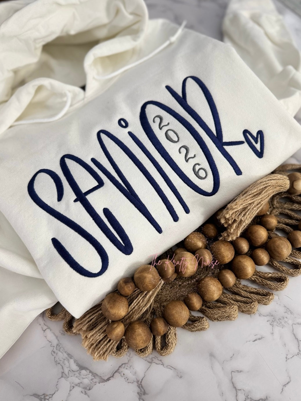 Embroidered SENIOR 2026 HOODIE