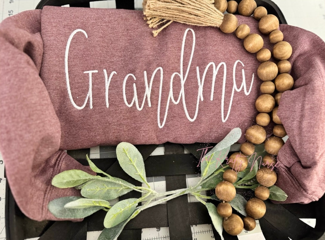 Personalized Embroidered Sweatshirt