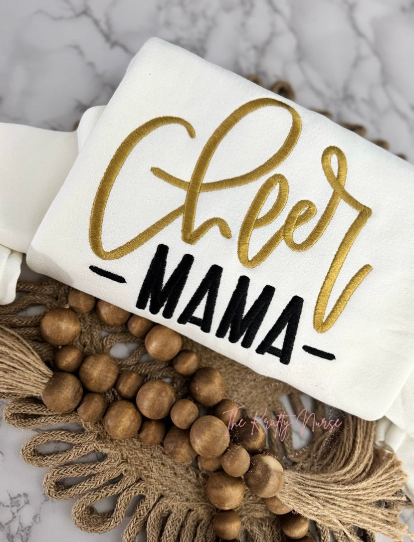 EMBROIDERED CHEER MAMA SWEATSHIRT